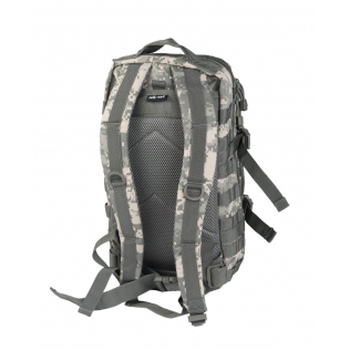Mochila tática militar digital MilTec US Assault SM de 20 litros com velcro frontal. 2