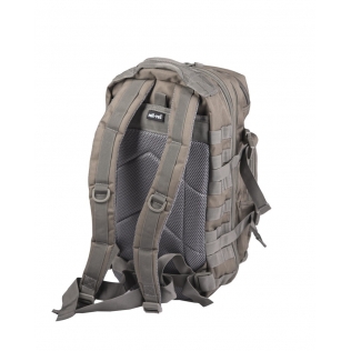 Mochila tática militar MilTec US Assault SM de 20 litros com estampa de folhagem e fecho de velcro. 2