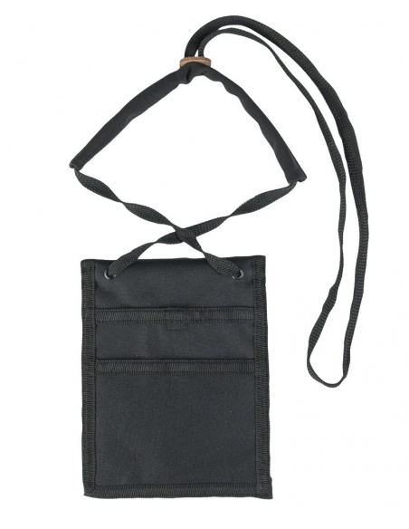 Compre o porta-documentos de pescoço preto MilTec