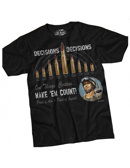 Decisões 7.62 Design Camiseta