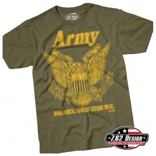 Camiseta retrô do exército 7.62 Design