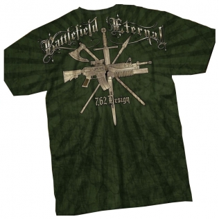 Camiseta verde Battlefield 7.62 Design 2