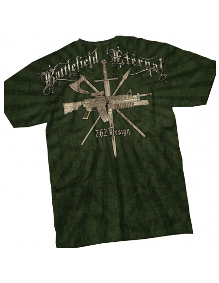 Compre a camiseta verde Battlefield 7.62 Design