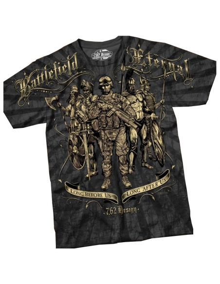 Camiseta Battlefield Charcoal 7.62 Design