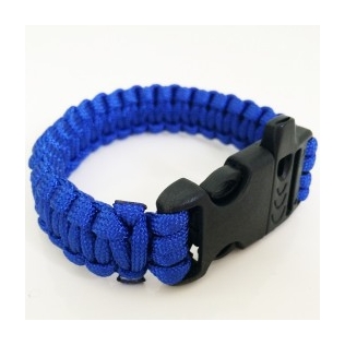 Pulseira de paracord azul MilTec