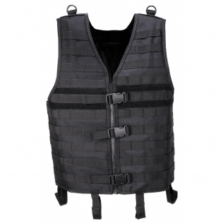 Colete Tático Preto MFH Molle