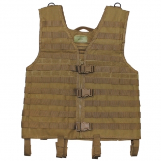 Colete Tático MFH Molle Coyote Tan