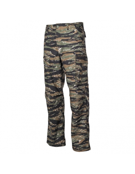 Calças MilTec Tiger Stripe Rip Stop Camufladas Vietnam