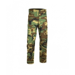 Calças TDU Rip Stop Claw Gear com camuflagem Woodland