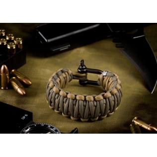 Pulseira de paracord Trooper Woodland Invader Gear 2