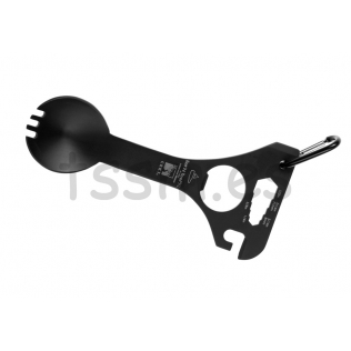 Colher preta CRKT Eat`Tool XL