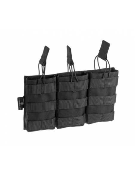 Porta-carregador triplo Molle 5.56 Invader Gear , preto