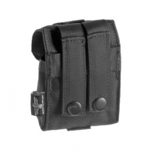 Porta-granadas Molle preto Invader Gear 2