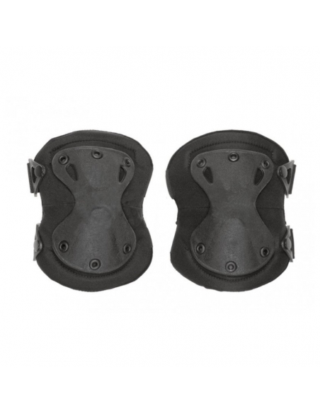 Joelheiras táticas militares pretas Invader Gear XPD