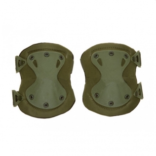 Joelheiras táticas militares XPD verdes da OD Invader Gear