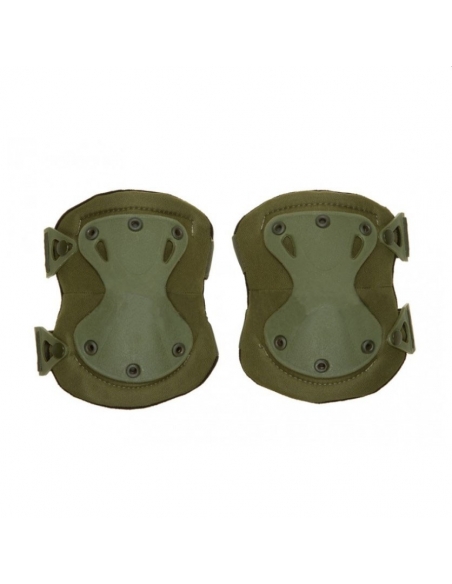Joelheiras táticas militares XPD verdes da OD Invader Gear