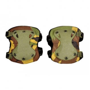 Cotoveleiras táticas militares XPD Woodland Claw Gear