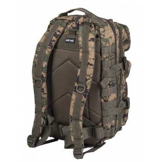 Mochila Tática Militar MilTec US Assault SM 20 Litros, Cor Woodland Digital 2
