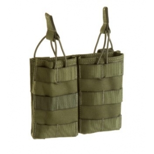 Porta-carregador duplo Invader Gear 5.56 verde com sistema Molle