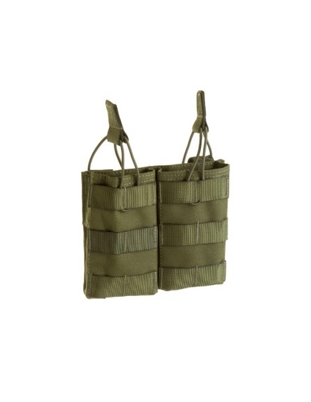 Porta-carregador duplo Invader Gear 5.56 verde com sistema Molle