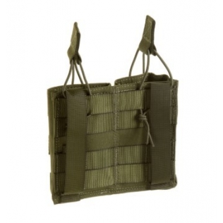 Porta-carregador duplo Invader Gear 5.56 verde com sistema Molle 2
