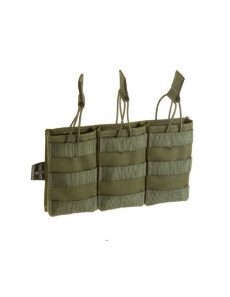 Porta-carregador triplo Molle verde Invader Gear calibre 5,56 mm