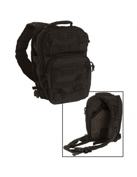 Compre a bolsa mensageiro tática MilTec One Strap Assault LG preta.