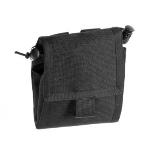 Bolsa dobrável preta com sistema Molle para armazenamento de lixo Invader Gear
