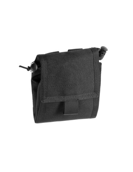 Bolsa dobrável preta com sistema Molle para armazenamento de lixo Invader Gear