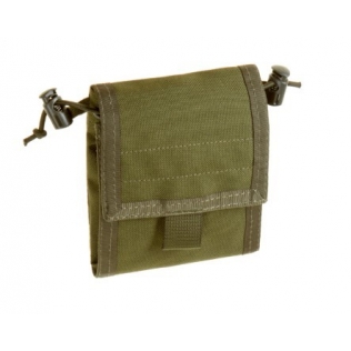 Bolsa dobrável verde Molle para armazenamento de lixo Invader Gear