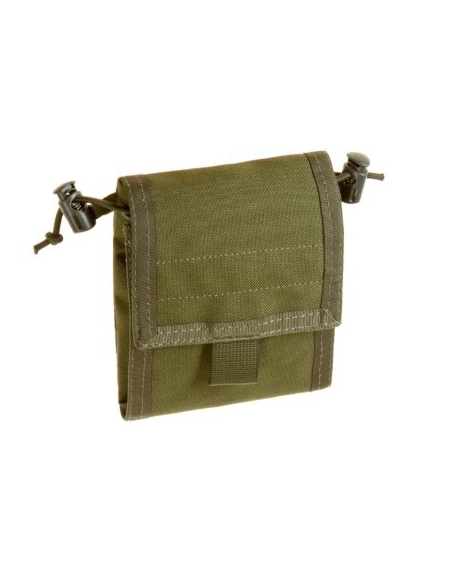 Bolsa dobrável verde Molle para armazenamento de lixo Invader Gear