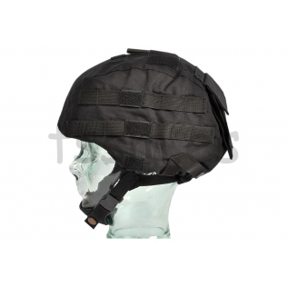 Capa para capacete militar Raptor Invader Gear preta.
