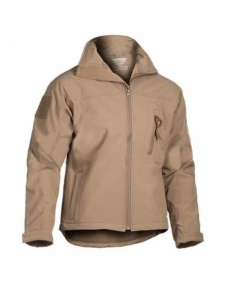 Jaqueta tática softshell Invader Gear Coyote