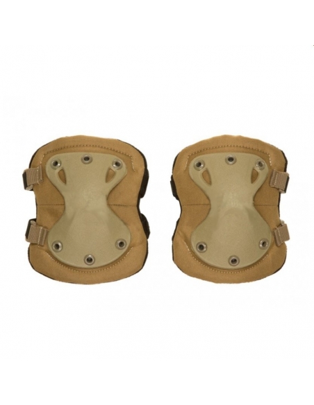 Cotoveleiras táticas militares XPD Invader Gear Coyote