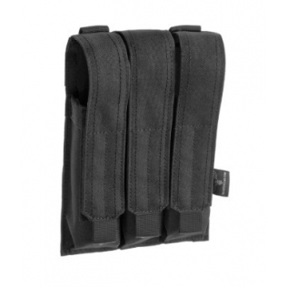 Porta-carregadores triplo Molle para MP5 Invader Gear , preto.