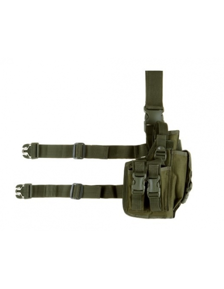 Coldre de perna verde Invader Gear para pistola