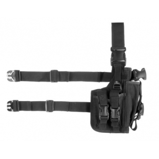 Coldre de perna preto Invader Gear para pistola