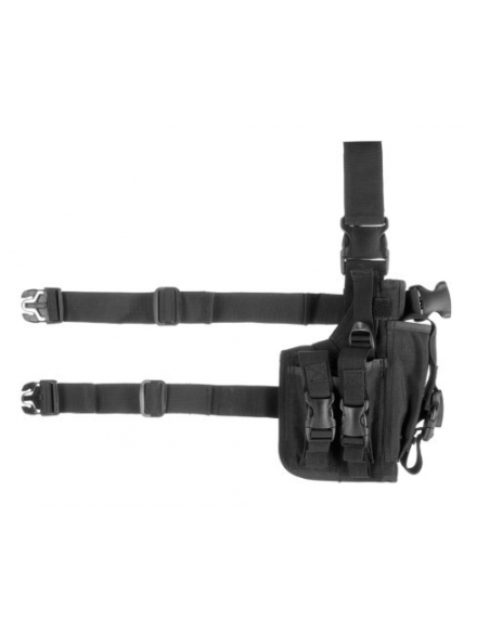 Coldre de perna preto Invader Gear para pistola