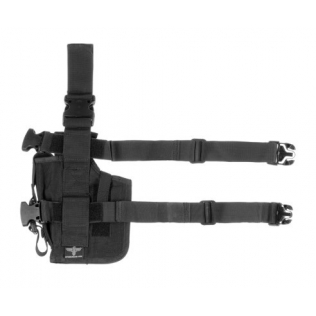 Coldre de perna preto Invader Gear para pistola 2