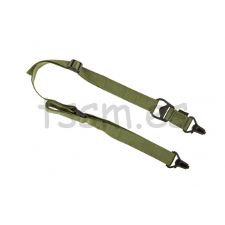 Bandoleira tática de 2 pontos Invader Gear FS3 verde para fuzil