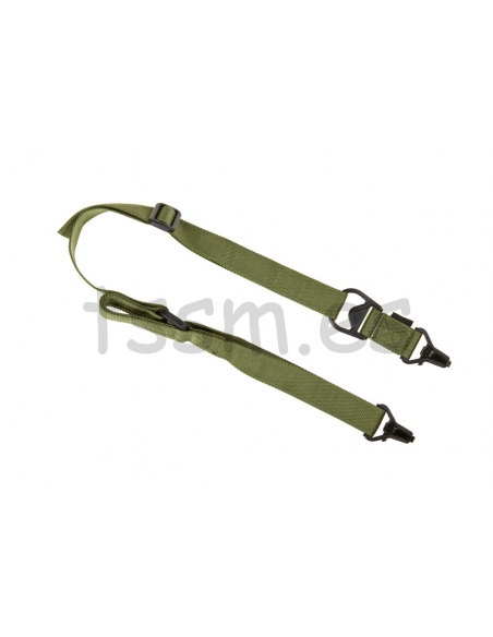 Bandoleira tática de 2 pontos Invader Gear FS3 verde para fuzil
