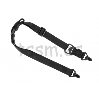 Bandoleira tática de 2 pontos Invader Gear FS3 preta para fuzil