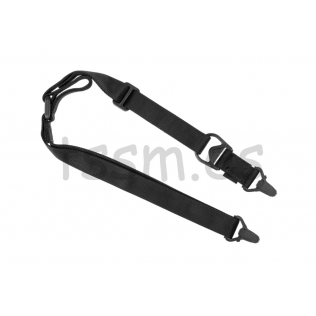 Bandoleira tática de 2 pontos Invader Gear FS3 preta para fuzil 2