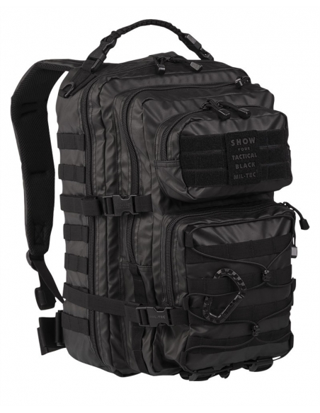 Mochila Tática Militar MilTec US Assault LG Tactical 36 Litros Preta