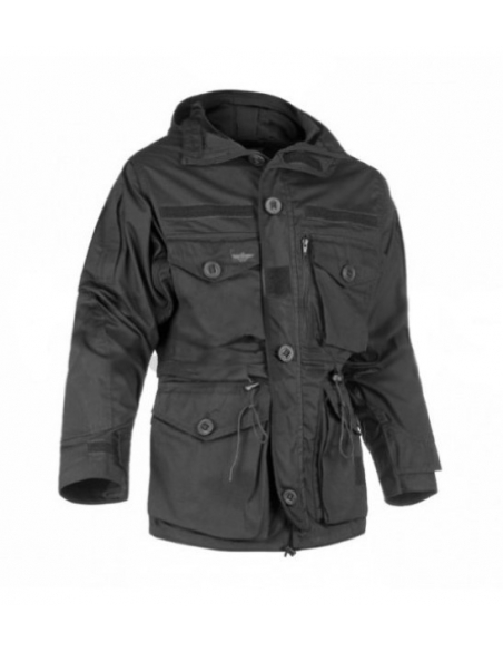 Jaqueta Tática Preta Smock Invader Gear
