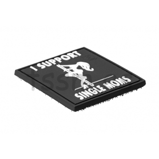 Patch de borracha 3D Eu apoio mães solteiras Swat JTG 2