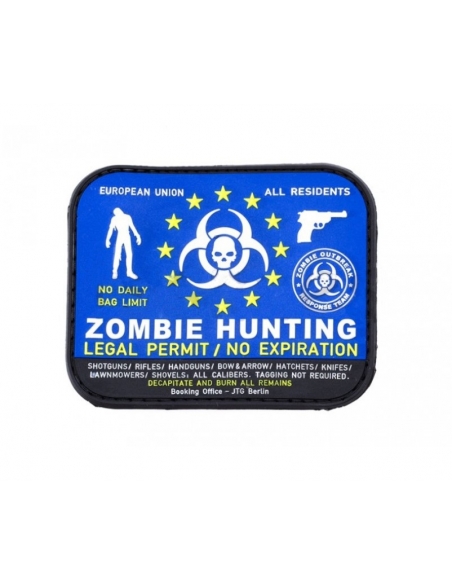 Patch de borracha 3D Zombie Hunter JTG