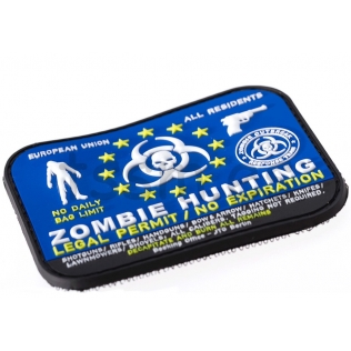 Patch de borracha 3D Zombie Hunter JTG 2