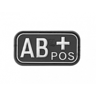 Patch de borracha 3D AB positivo Swat JTG