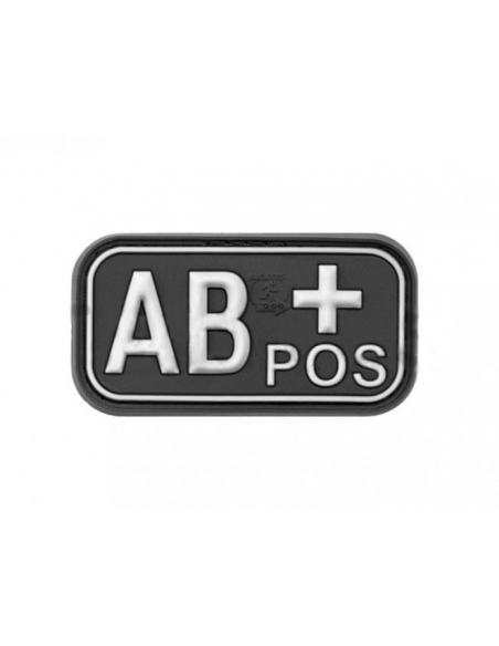Patch de borracha 3D AB positivo Swat JTG